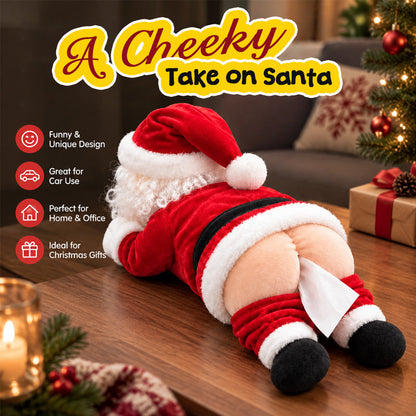 🎅 Hilarious Santa Claus Rear Tissue Box Cover 🍑