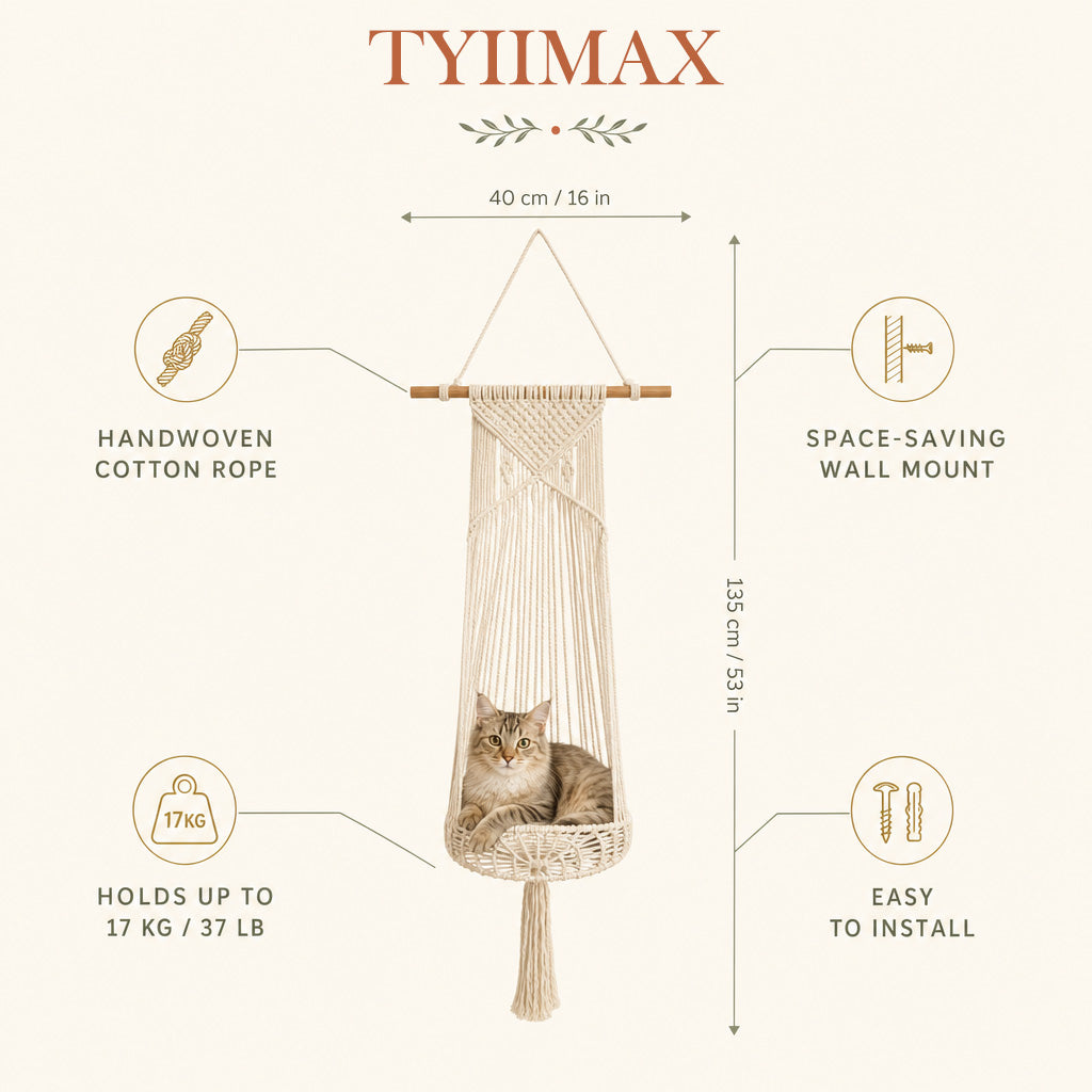 TYIIMAX™ Handwoven Cat Bed