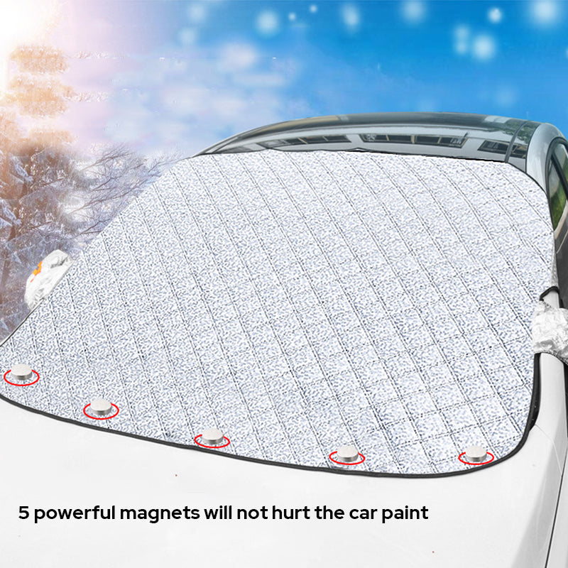 🚗 Front Windshield Cover – All-Season Protection, Frost Protection & Premium Quality – Perfect for Cars, Vans, and SUVs ❄️☀️