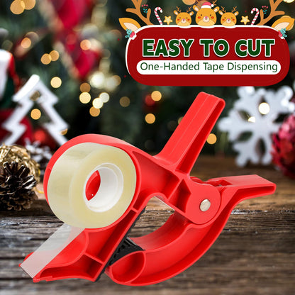 2 x wrapping paper cutters, wrapping paper clips with tape dispenser