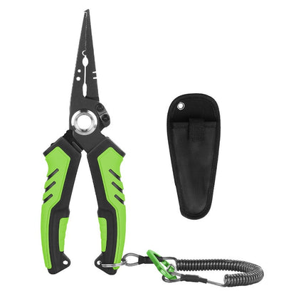 Multifunctional Fishing Pliers with Line Cutter – Lightweight & Locking Design
