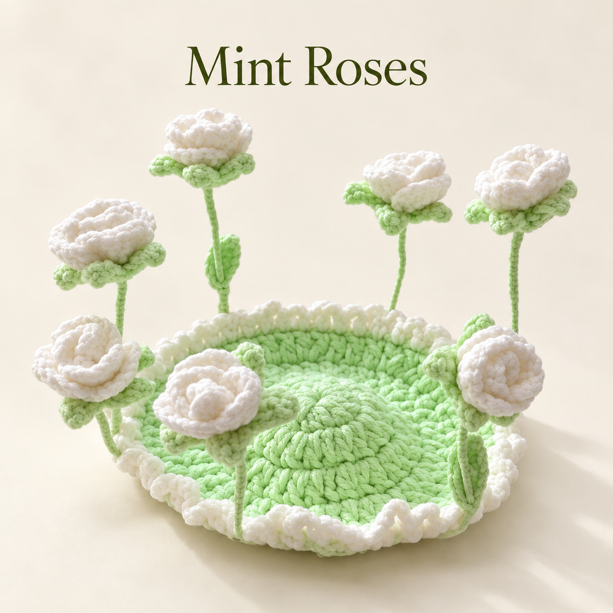 🌸 Blooming Crochet Coaster