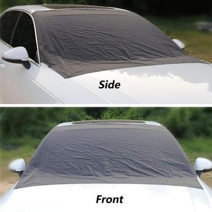 ⏰Windshield Anti-Snow & Anti-Frost Cover with Mirror Protection – Ready-to-Drive in Any Weather!
