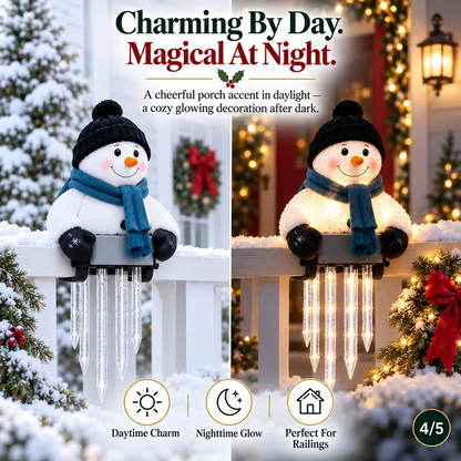⛄ WinterGlow Snowman Icicle Light Decor