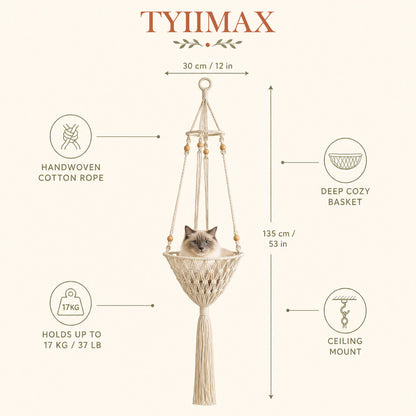 TYIIMAX™ Handwoven Cat Bed