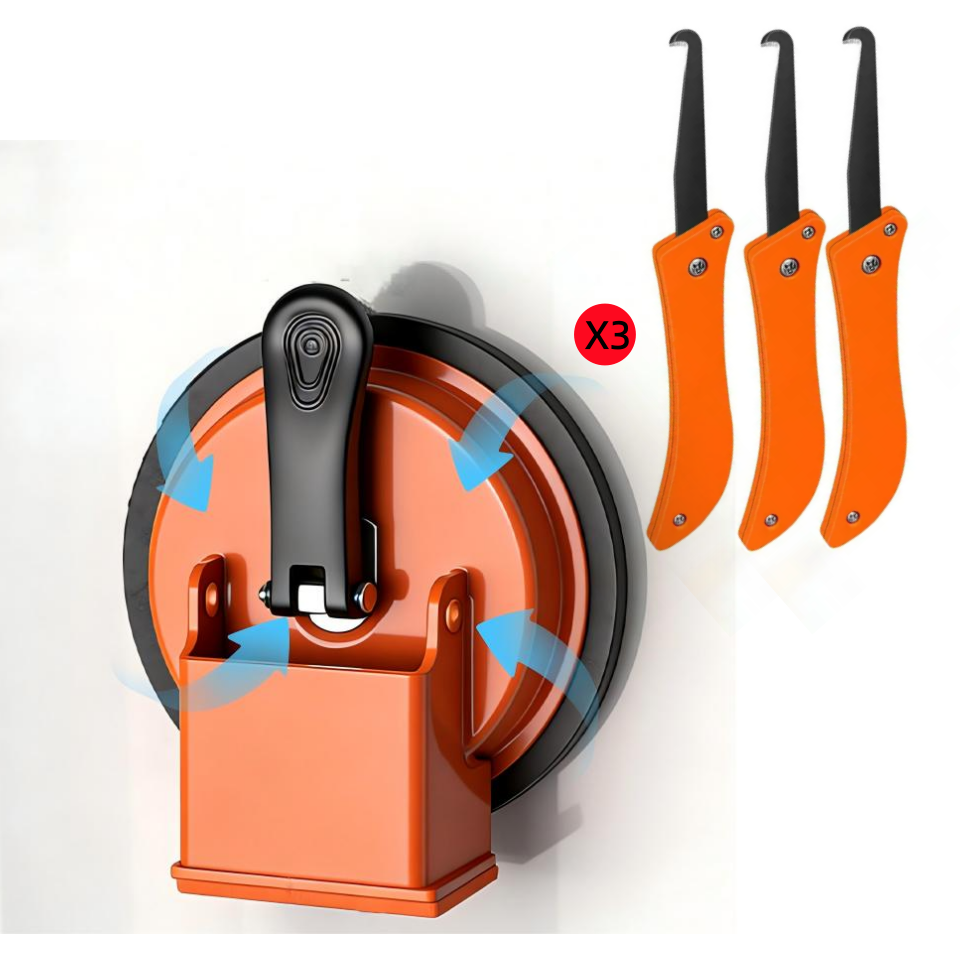 🥳2026 HOT SALE🥳💞50K+ SOLD! 🛠️🔧Heavy-Duty Floor Gap Fixer – 70kg pulling force, 4.65″ suction cup. Closes gaps between floorboards – no need to call a pro! 🏠✨