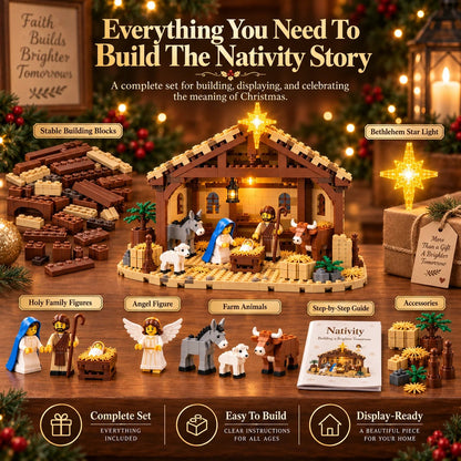 🌟The Nativity Story Building Block Set