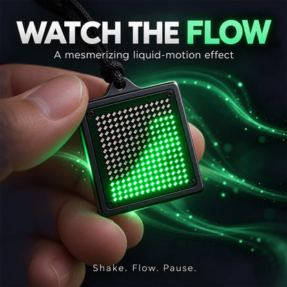 TYII™ FLOW – Interactive Pixel Keychain with Flowing Light Effects