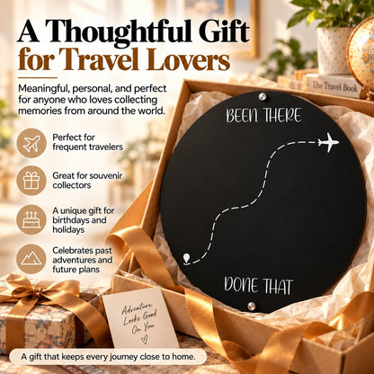 🌍✈️ Your Adventures Deserve a Wall of Their Own — Travel Magnet Display Board