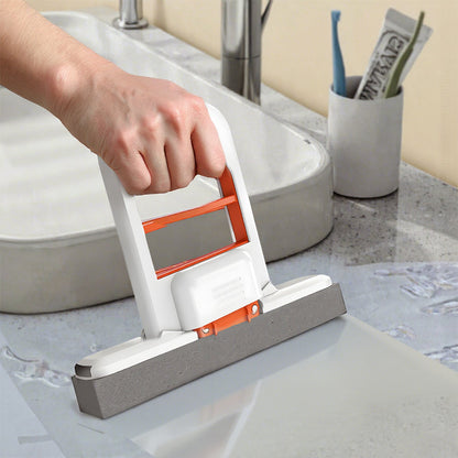 ✨ Foldable Mini Mop — No-Mess Squeeze, Wipes Any Surface