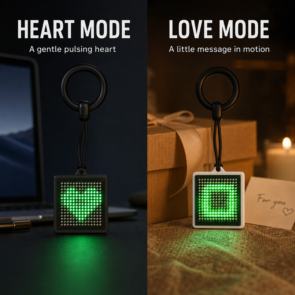 TYII™ FLOW – Interactive Pixel Keychain with Flowing Light Effects