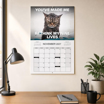 Tyiimax™ 2027 Pissed-Off Cats Calendar