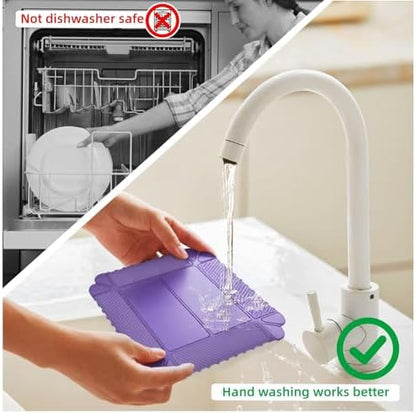 Magnetic Folding Silicone Tray – Collapsible Snack Container, Fruit Holder and Heat-Resistant Mat