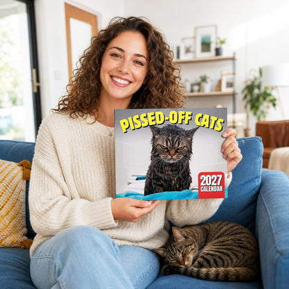 Tyiimax™ 2027 Pissed-Off Cats Calendar