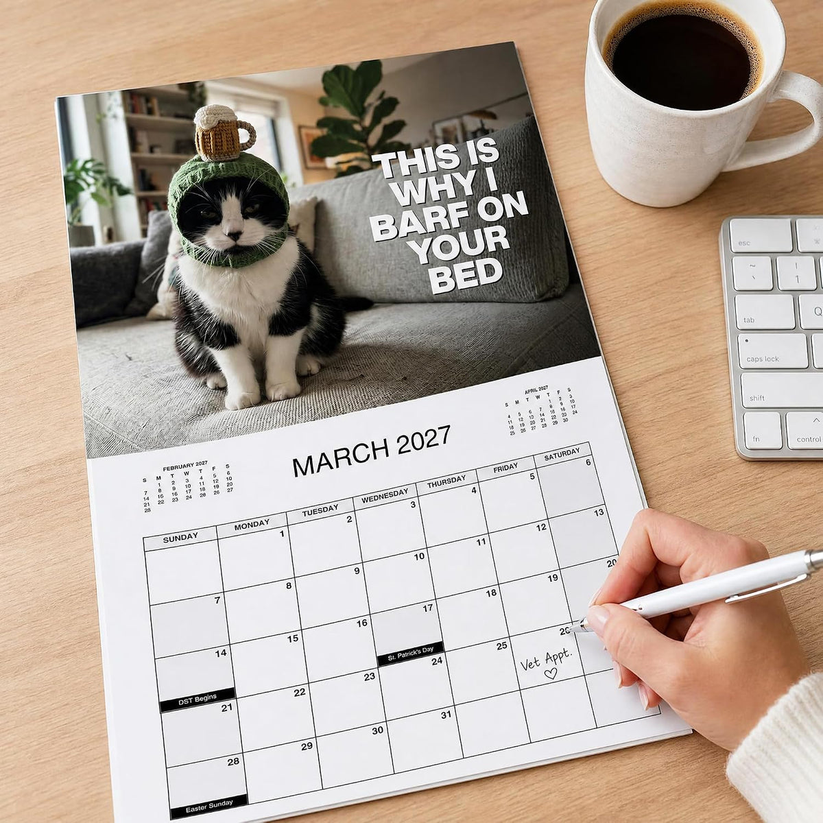 Tyiimax™ 2027 Pissed-Off Cats Calendar