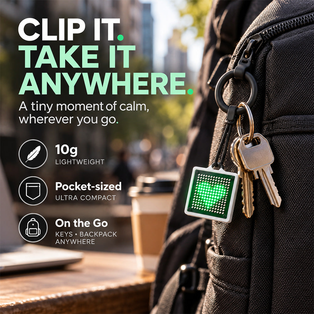 TYII™ FLOW – Interactive Pixel Keychain with Flowing Light Effects