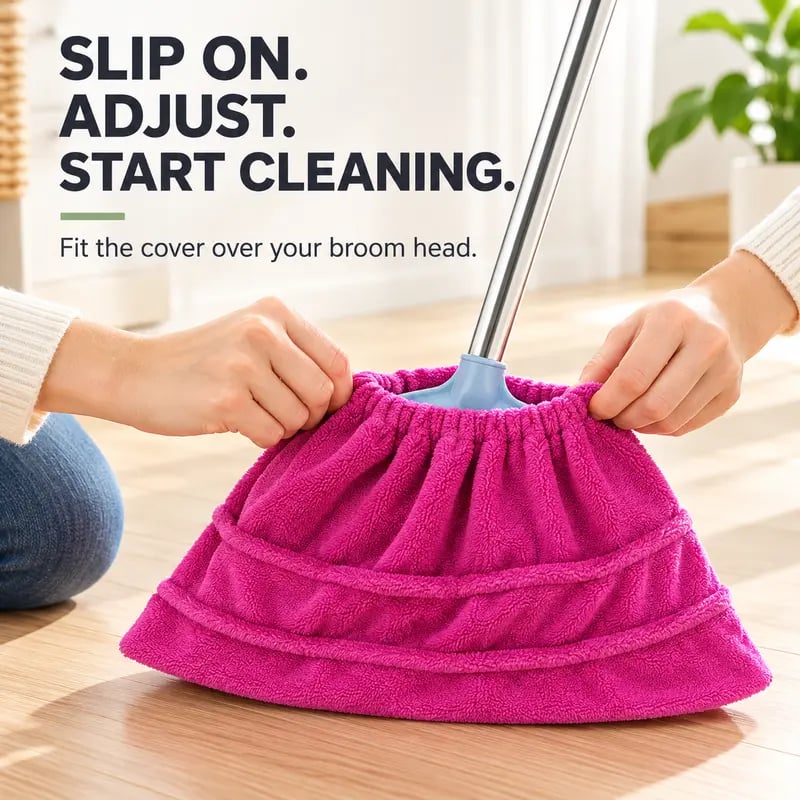 Household multi-functional lazy-person vacuuming broom