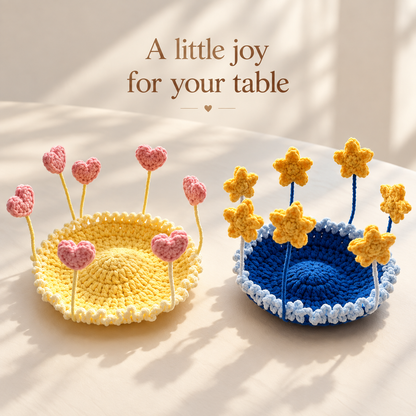 🌸 Blooming Crochet Coaster