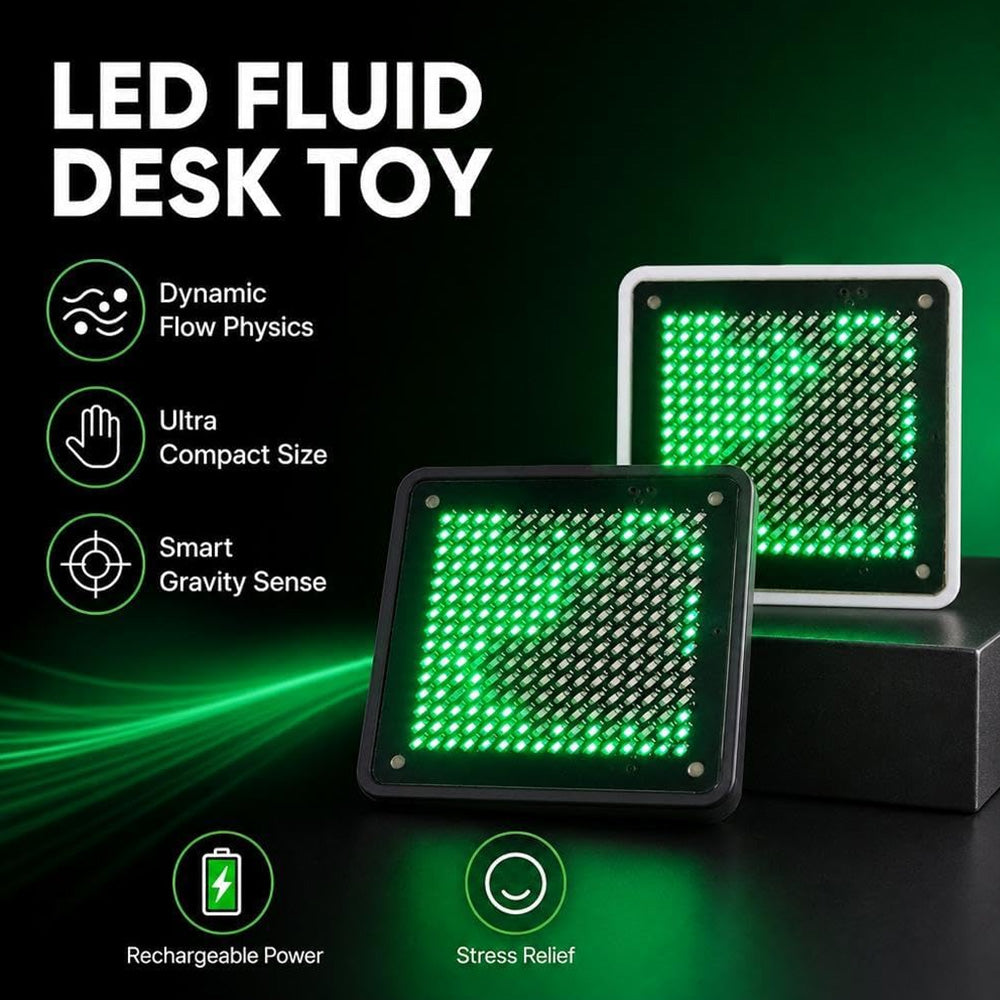 TYII™ FLOW – Interactive Pixel Keychain with Flowing Light Effects
