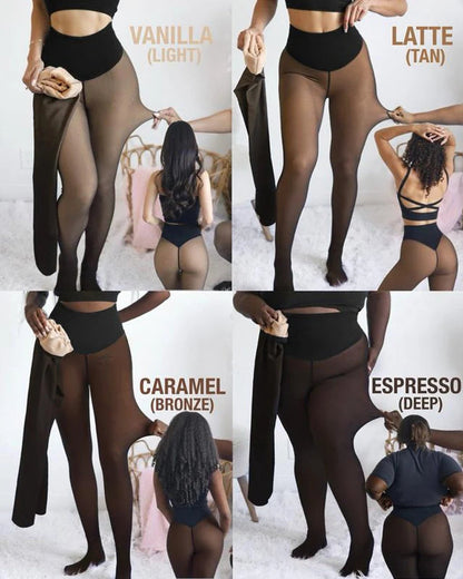 🔥Hot Sale 49% Off!!⚡50k+ Sold!❄️one-seam The-original Magic Fleece Lined Leggings✨