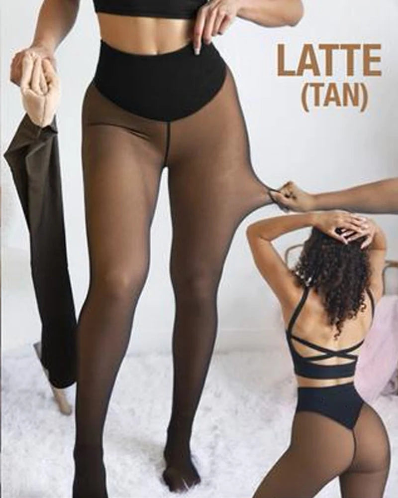 🔥Hot Sale 49% Off!!⚡50k+ Sold!❄️one-seam The-original Magic Fleece Lined Leggings✨