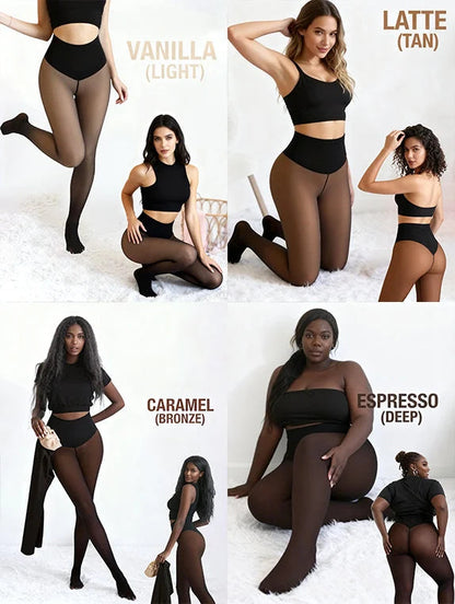 🔥Hot Sale 49% Off!!⚡50k+ Sold!❄️one-seam The-original Magic Fleece Lined Leggings✨