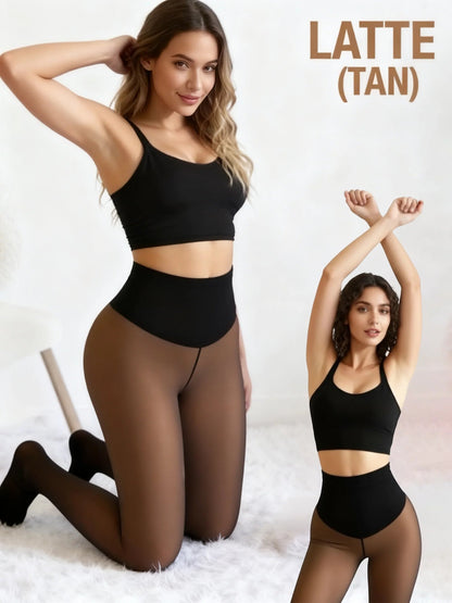 🔥Hot Sale 49% Off!!⚡50k+ Sold!❄️one-seam The-original Magic Fleece Lined Leggings✨