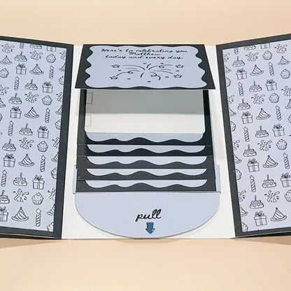 2026 New🎅🎁 Waterfall Christmas Gift Card Booklet 💳✨