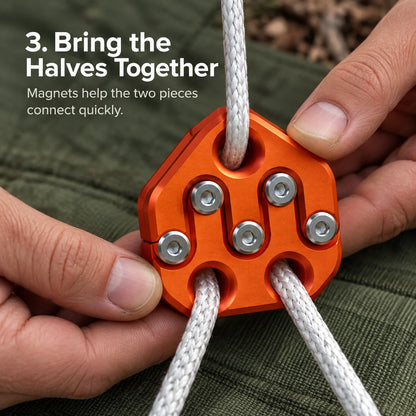 Magnetic Quick-Connect Rope Connector
