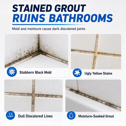 White Tile Grout Repair Pen
