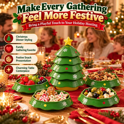 5-Layer Christmas Tree Serving Tray