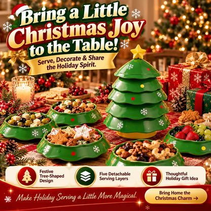 5-Layer Christmas Tree Serving Tray