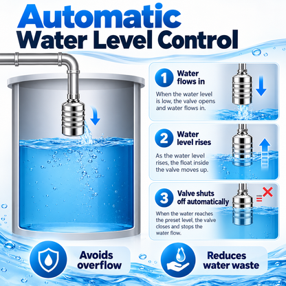 Auto Shutoff Float Valve for Water Tank