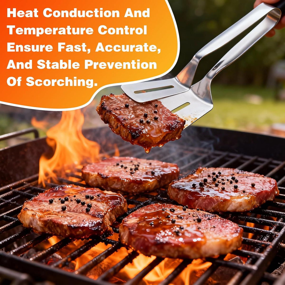 Stainless Steel Steak Tongs