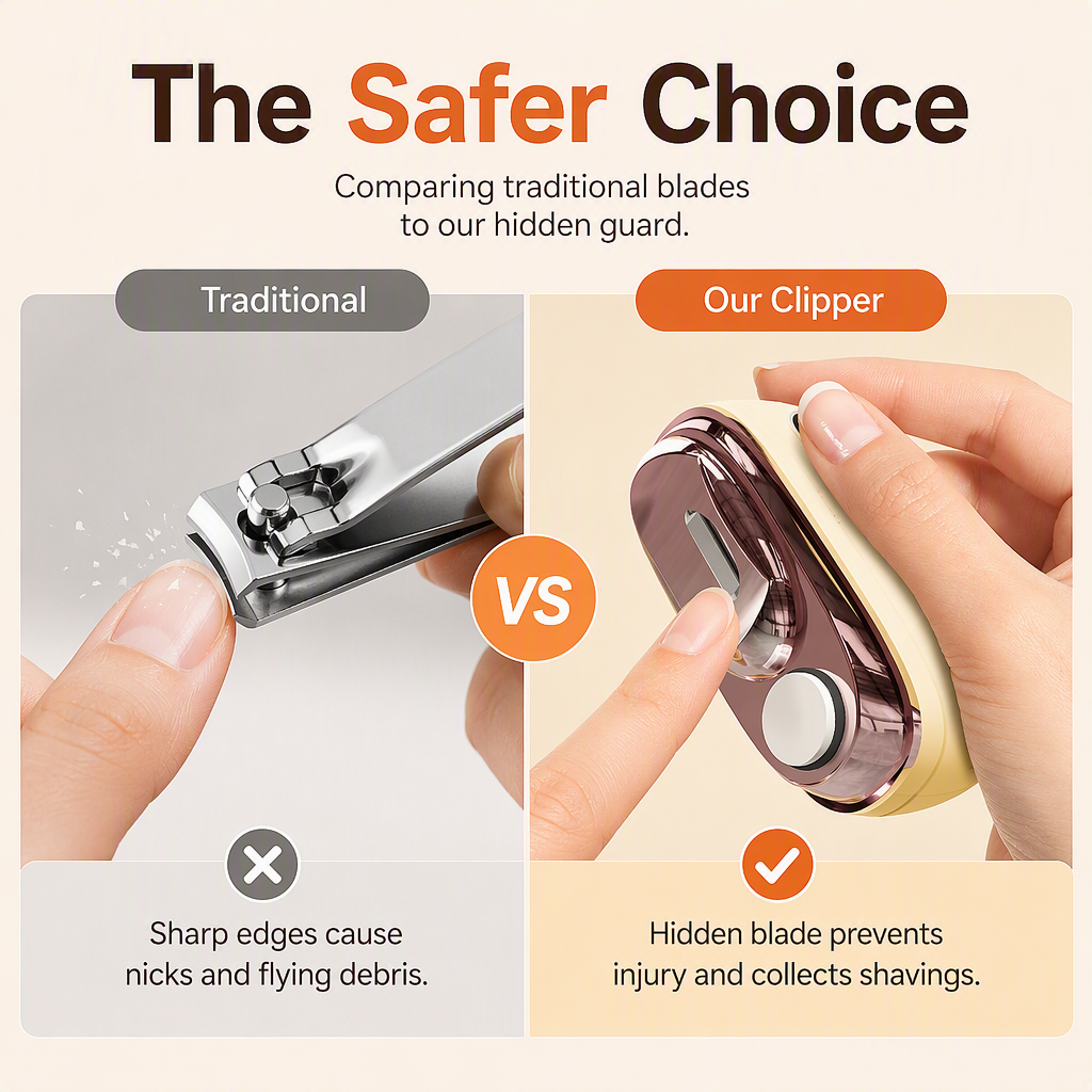 💅 2-in-1 Smart Electric Nail Clipper & Polisher 🌟