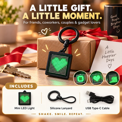 TYII™ FLOW – Interactive Pixel Keychain with Flowing Light Effects