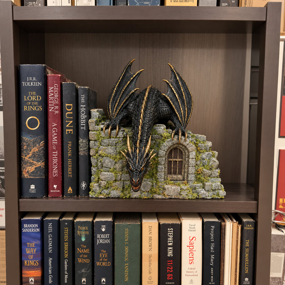 🐉 Dragon Diffuser with LED Glow & Remote Control – USB-Powered Fantasy Shelf Decor