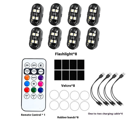 Portable LED Warning Light for Car • Remote Control & Ultra Bright Flashing