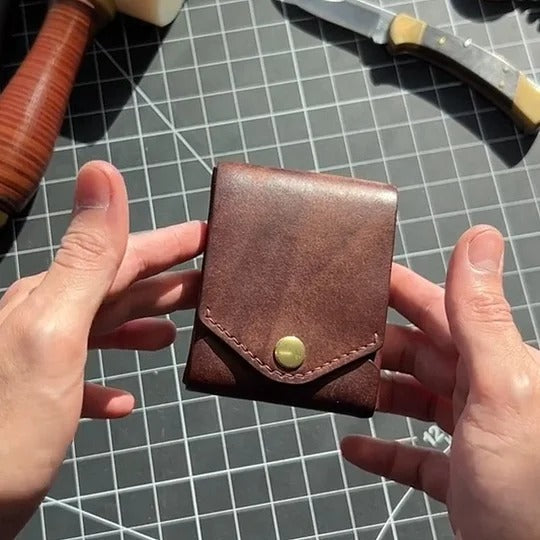 Tyiimax™ Vintage Leather Wallet with Pen Slot