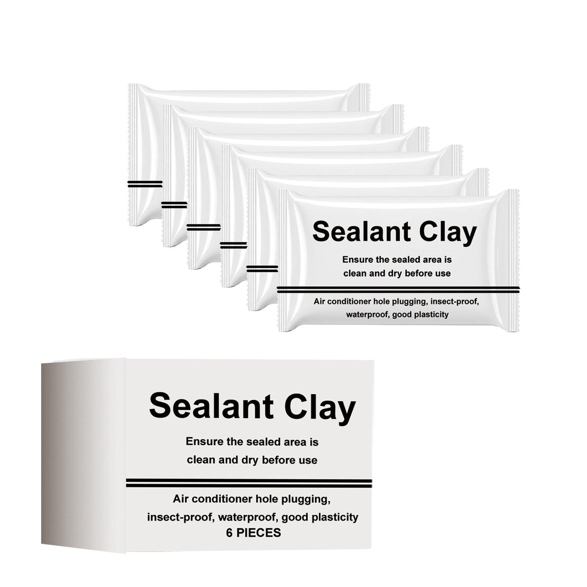 White Waterproof Sealing Clay
