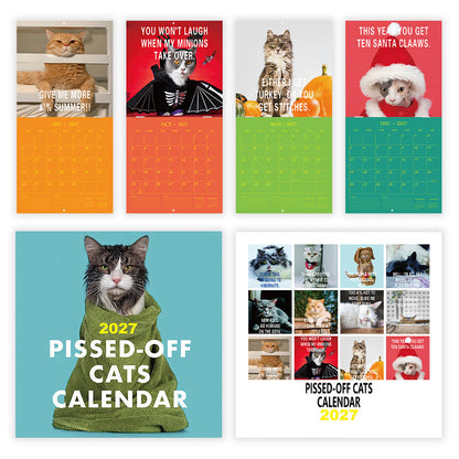 Tyiimax™ 2027 Pissed-Off Cats Calendar