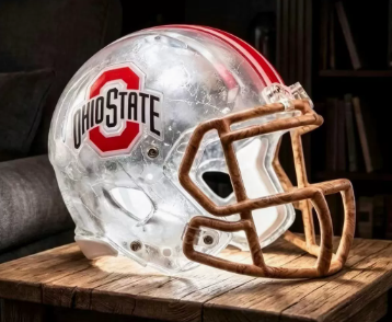 🎁 Handmade Football Helmet Lamp – LED Team Fan Cave Light with 32 Team Styles