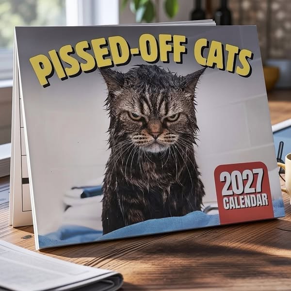 Tyiimax™ 2027 Pissed-Off Cats Calendar
