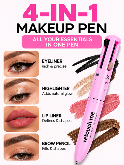 4-in-1 Beauty Pencil | Long-lasting Makeup Pen