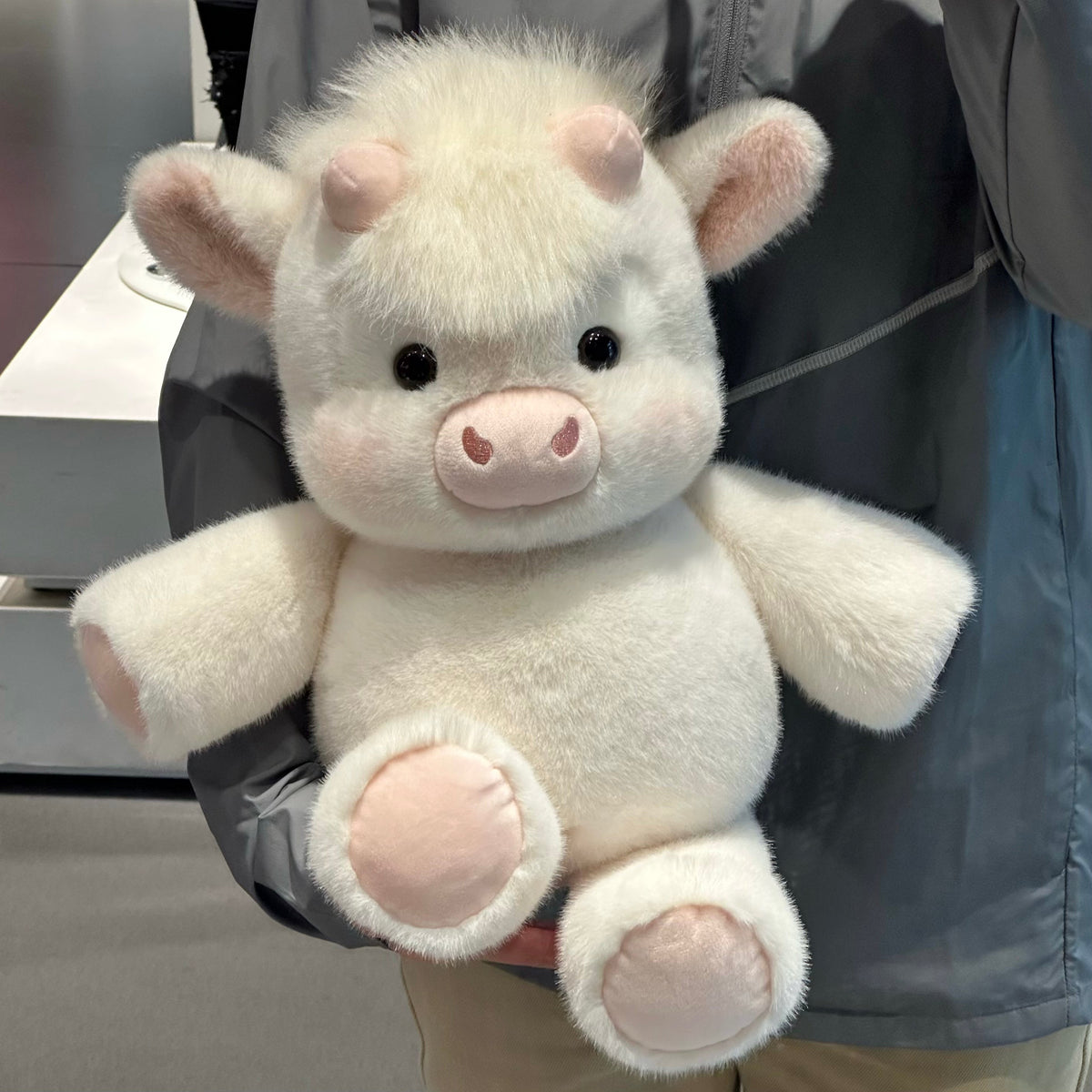 Running Scottish Highland Cow Stuffed Animal