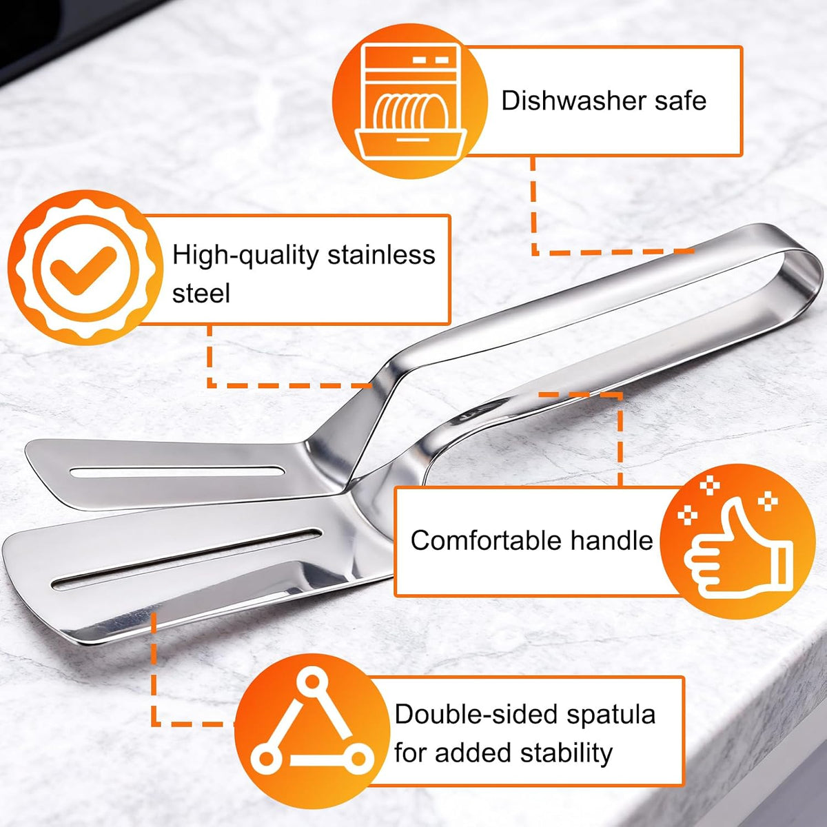 Stainless Steel Steak Tongs