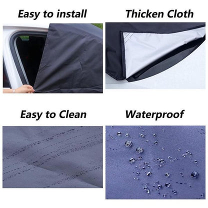 ⏰Windshield Anti-Snow & Anti-Frost Cover with Mirror Protection – Ready-to-Drive in Any Weather!