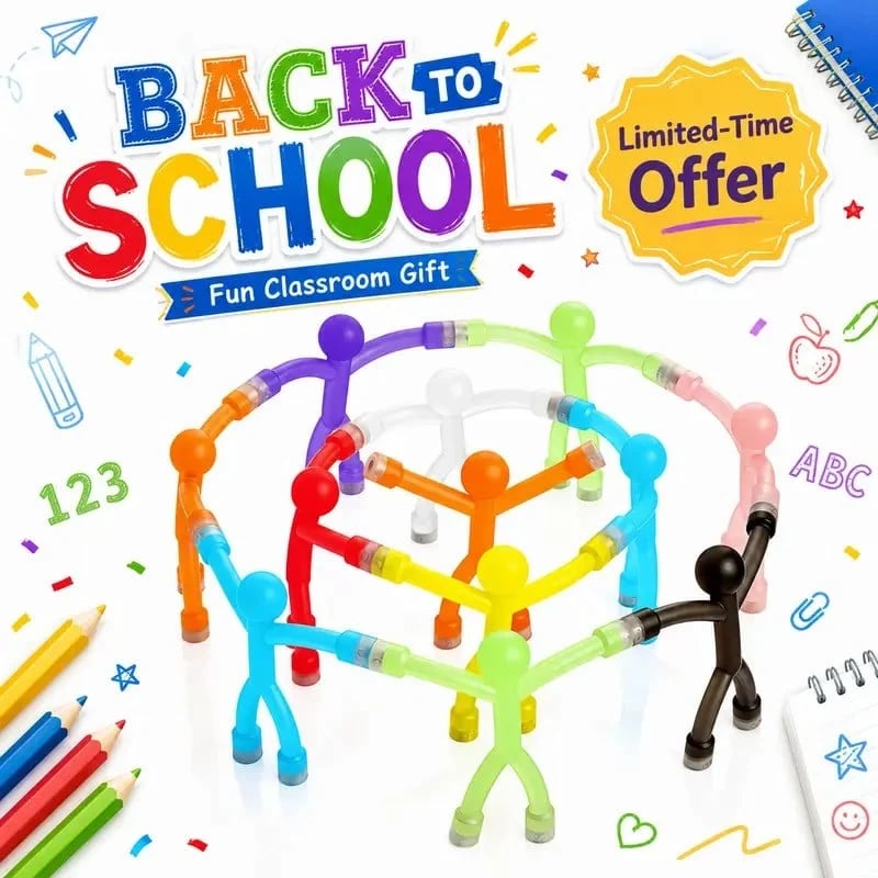 ✨Unisex Kids' Magnetic Building Set (Set of 10)