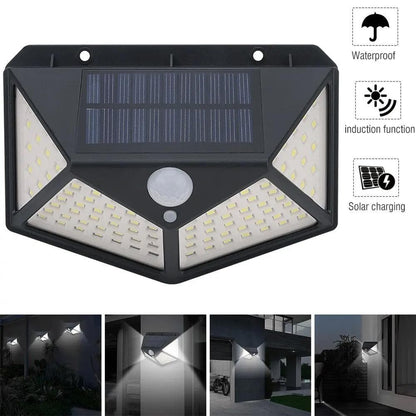 📢BLACK FRIDAY SALE BUY 1 GET 1 FREE!!⏰INSTANTLY LIGHT UP YOUR OUTDOOR SPACE ☀️🏡 Solar Motion Sensor Lights – 100 LED, IP65 Waterproof, Zero Bills 🔒🇬🇧