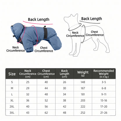 Pet Winter Warm Coat with Hood – Graphene Heated Waterproof Dog Jacket